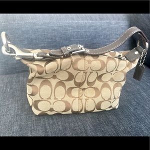 Small brown logo Coach Bag